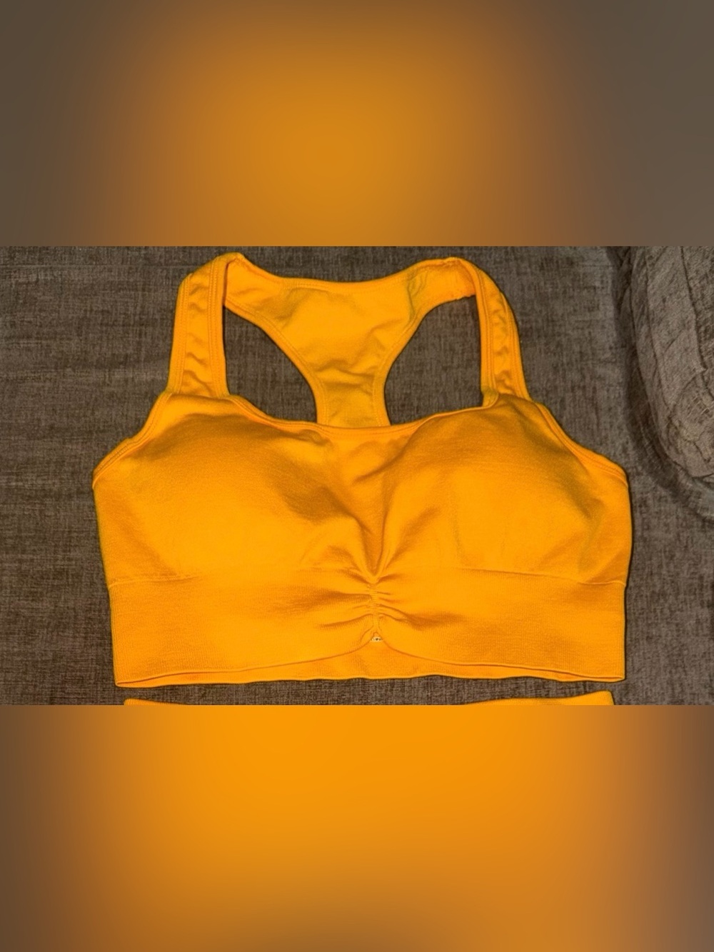 Orange 🍊 Racerback Sports Bra